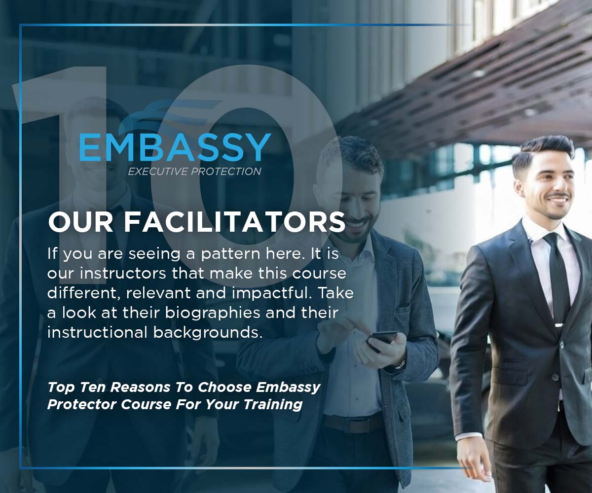 Our Facilitator Cadre: If you are seeing a pattern here. It is our instructors that make this course different, relevant and impactful. Take a look at their biographies and their instructional backgrounds. There are no impostors here, no wanna-bes.